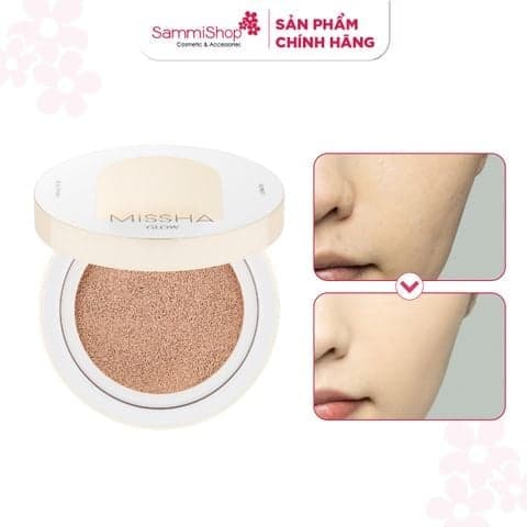 [date 8/2027] Missha Phấn nước Glow Cushion 14g No 21N