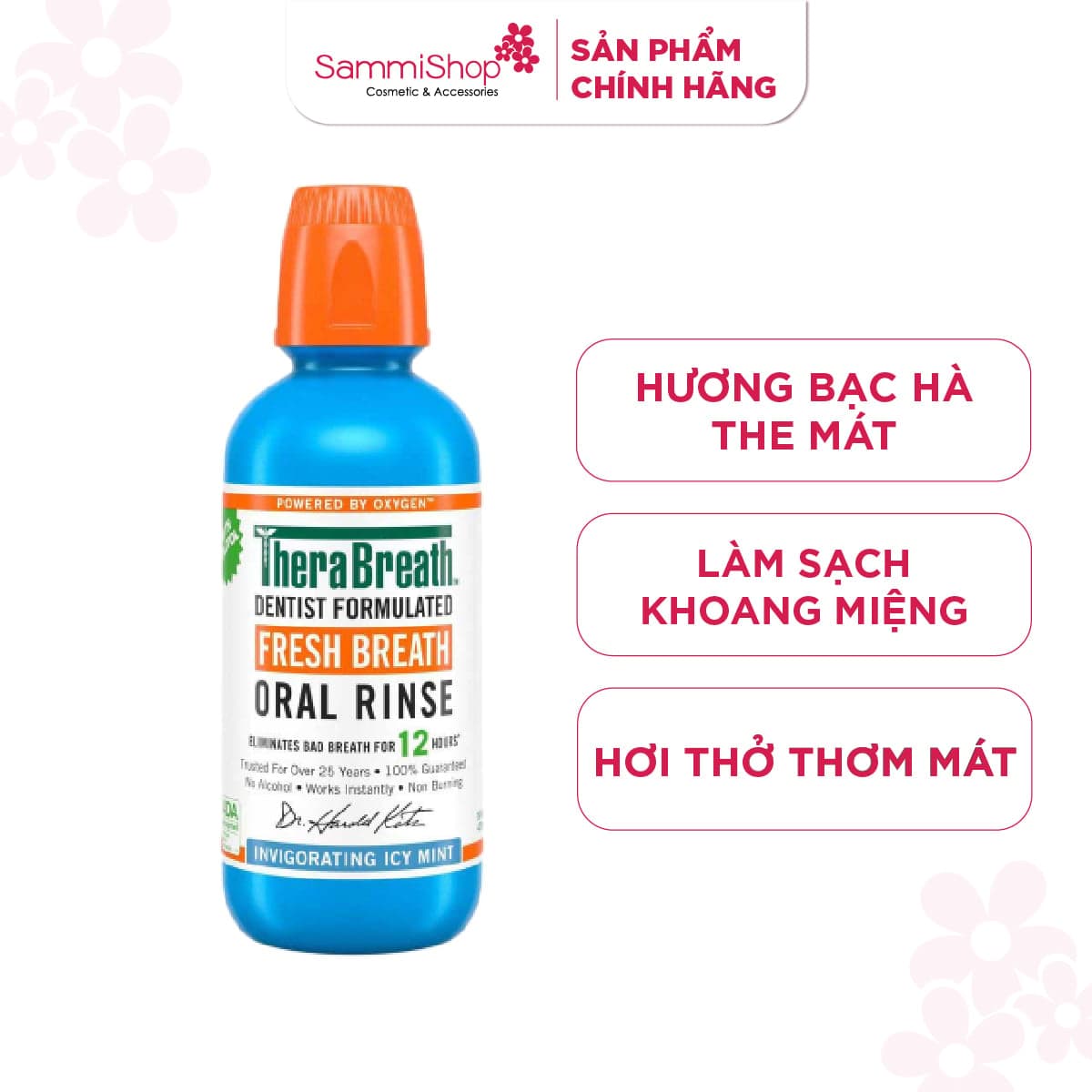 Therabreath Nước súc miệng Fresh Breath Oral Rinse 473ml thumb 2