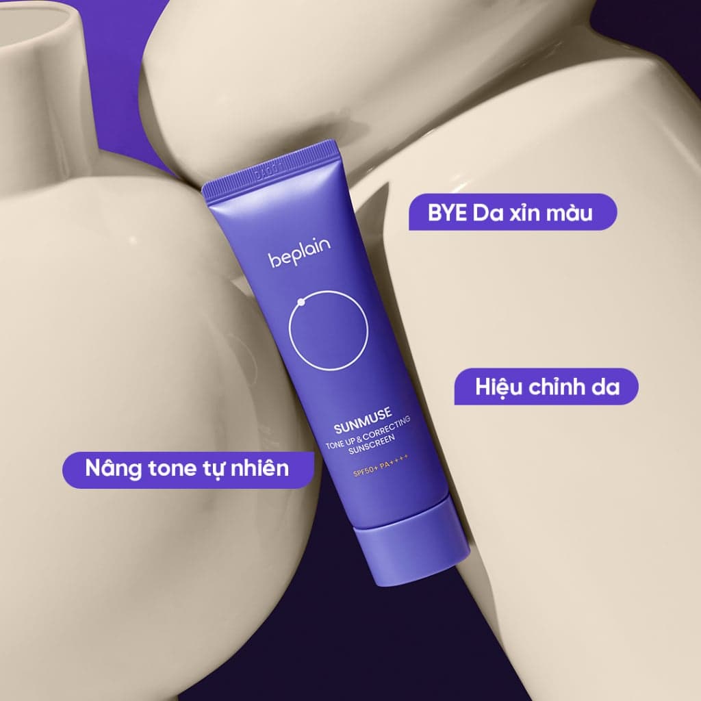 Beplain Kem chống nắng Sunmuse Tone-Up & Correcting Sunscreen SPF50+ PA++++ 50ml thumb 7