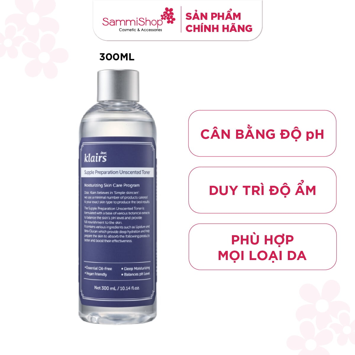 Dear, Klairs nước hoa hồng Supple Preparation Unscented Toner 3